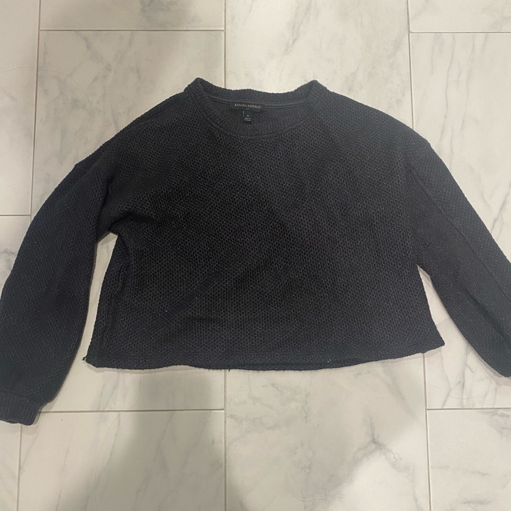 banana republic cropped sweater